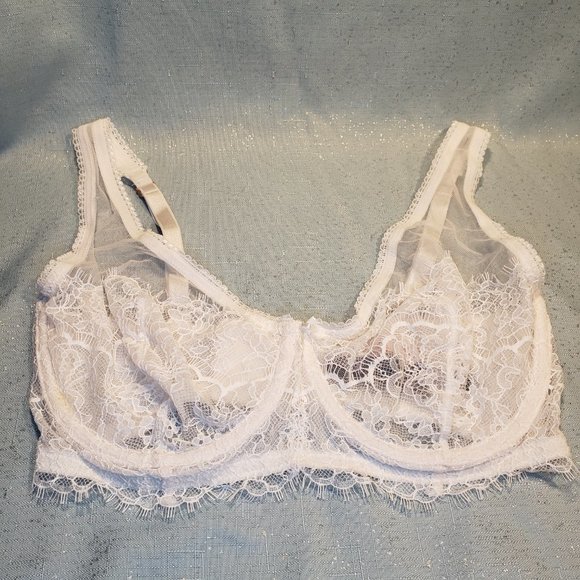 BRAND NEW -32DDD- Victoria's Secret Dream Angels Unlined Plunge Bra egg shell - Picture 2 of 8